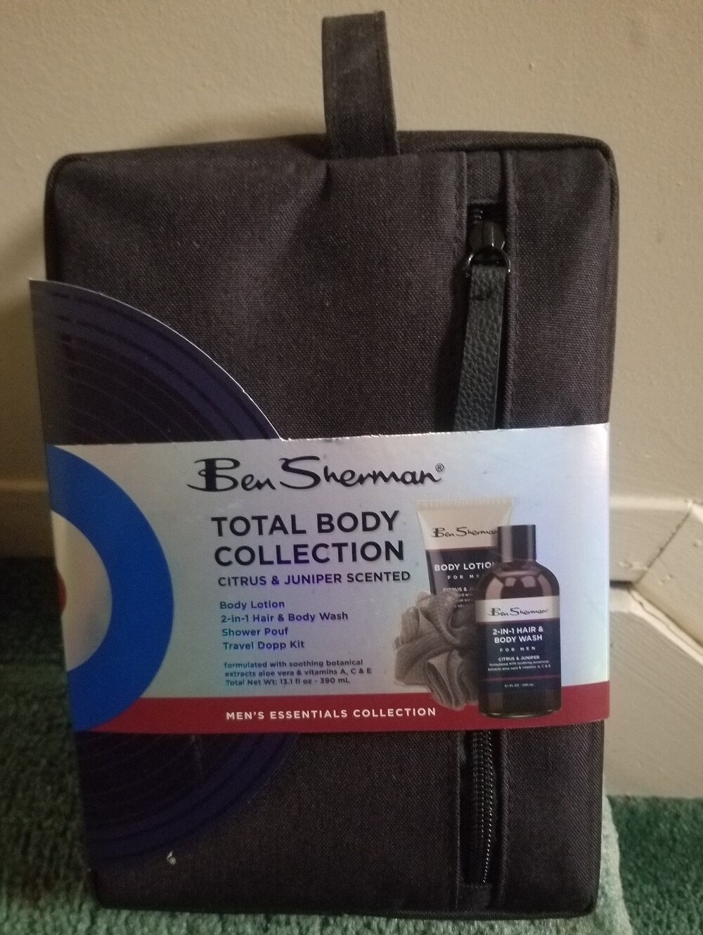 Ben Sherman Men's Essentials Total Body Collection: Citrus & Juniper Scented
